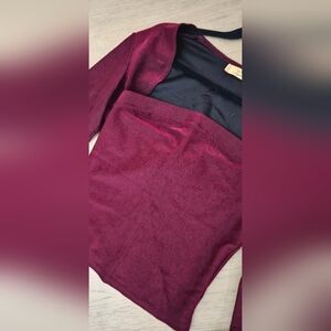 La Senza Signature Deep Red 2 Peice Top